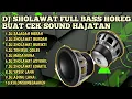 Download Lagu DJ SHOLAWAT TERBARU2023,SAJADAH MERAH  SUPER BASS COCOK BUAT CEK SOUND HAJATAN.