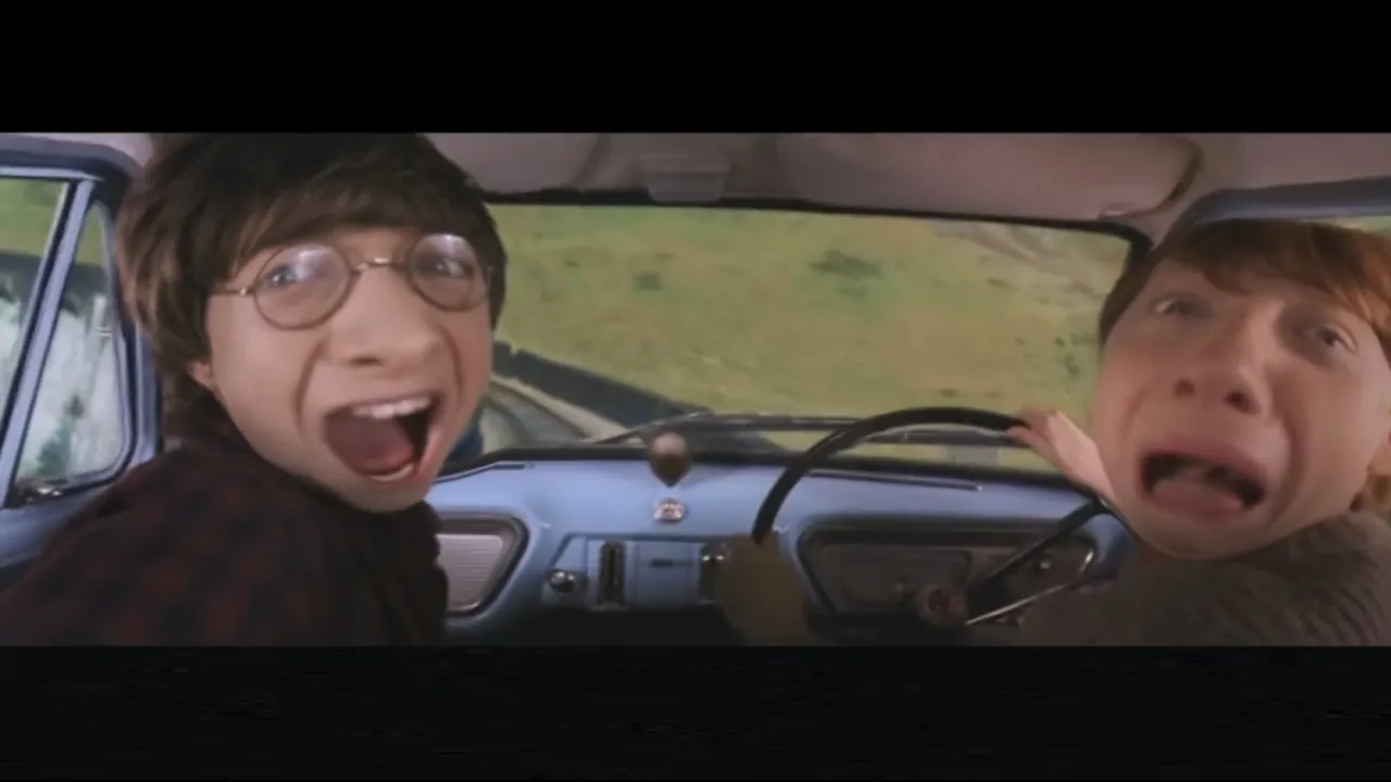 Harry Potter and Thomas the Train