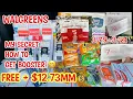 Walgreens Haul All FREE 12 73MM My SECRET on HOW to print that Paper Spend BOOSTER Gift C