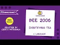 Beecrowd Problem 2006 - Identifying Tea solution C language