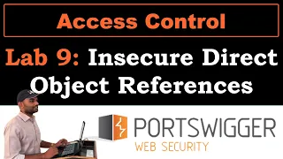 Access control 9 Insecure direct object references