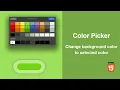 Color picker in HTML JavaScript Change background color to selected color using JavaScript