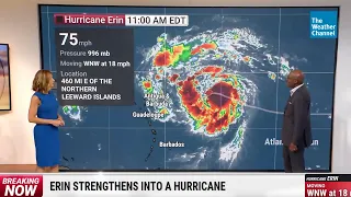 BREAKING Erin Becomes First Hurricane Of The 2025 Atlantic Season The Weather Channel