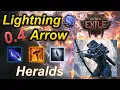 [0.4] Lightning Arrow Herald of Ice (Infinite Chain) Deadeye - Path of Exile 2 Best build