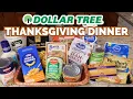 I Made a 3 Course Thanksgiving Dinner From Dollar Tree On a 20 Budget