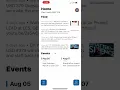 How to access building calendars on the USD 379 app