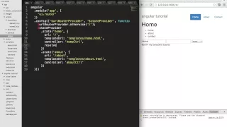 Angularjs Tutorial for Beginners learn Angular js using UI Router
