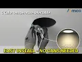 How to Install Canless Recessed Lights for Remodeling Amico SL LED Guide