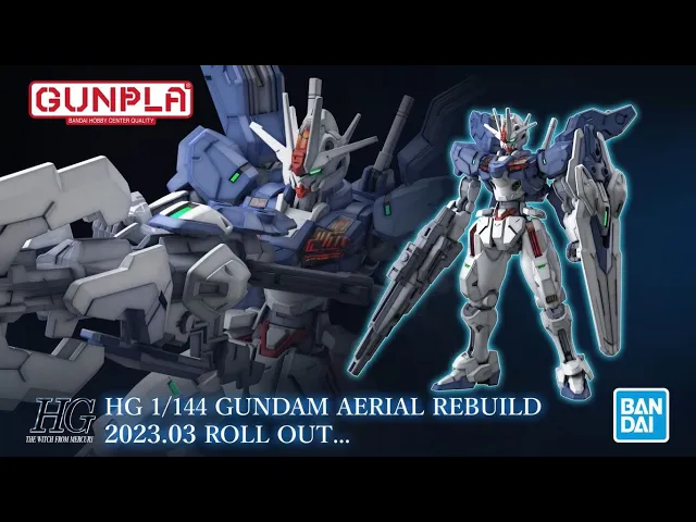 Bandai Gunpla High Grade 1/144 HG Gundam Aerial Rebuild Plastic Model Toy VCA Singapore