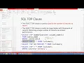 SQL TOP Clause Min Max Functions