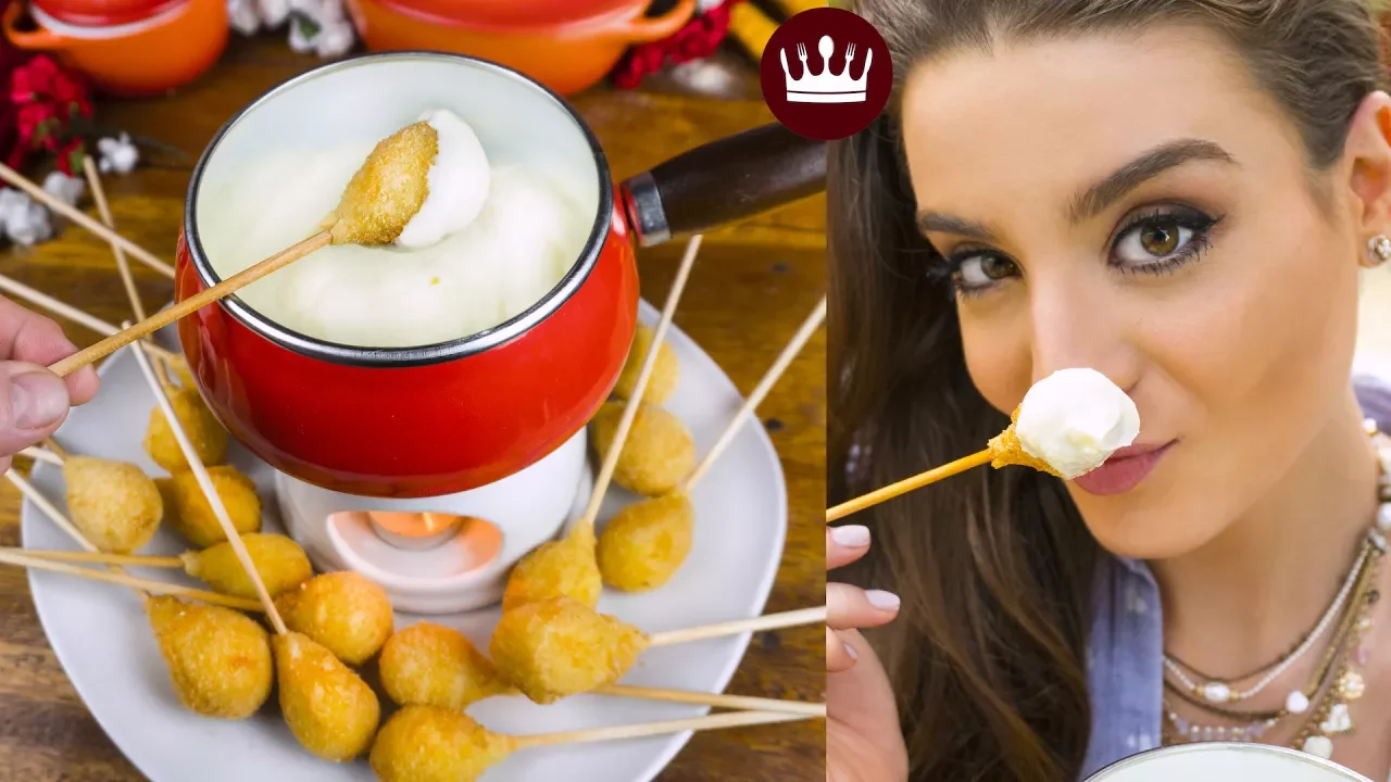 FONDUE DE COXINHA (RECEITA QUE VAI BOMBAR NESTE INVERNO 2017!) COZINHA DO BOM GOSTO GABI ROSSI