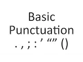 Basic Punctuation Periods Commas Semicolons Colons Apostrophes Quotation Marks Parentheses