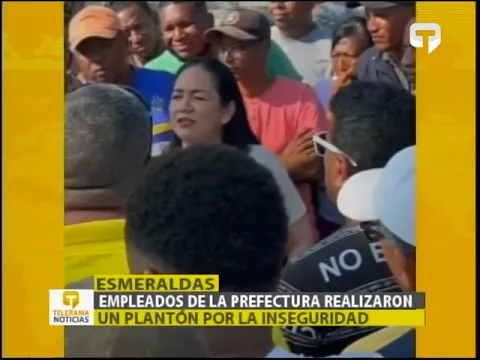 Empleados de la prefectura realizaron un plantón por la inseguridad