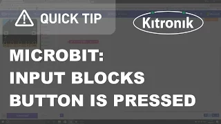 microbit MakeCode Editor - Input Blocks