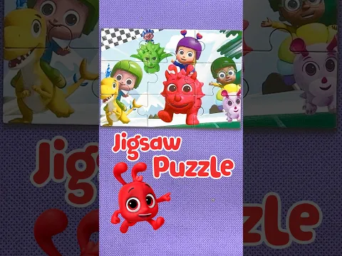 Solve the Morphle Dino Race Puzzle! 🦖🏁 #KidsPuzzle #Dino #shorts