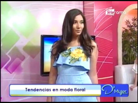 Tendencia en moda floral