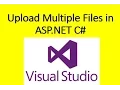 ASP NET Uploading Multiple Files from the Same Page
