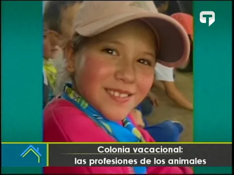 Colonia vacacional las profesiones de los animales
