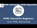 HTML Tutorial 03 - HyperLinks
