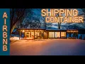AIRBNB SHIPPING CONTAINER CABIN TOUR Newly Renovated Luxury Tiny Home in Upstate NY NOW BOOKING