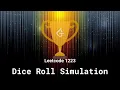 Leetcode 1223 Dice Roll Simulation