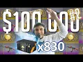 Opening 830x Weapon Case 1s 100 000 CS2 Case Opening - NEW RECORD