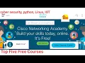 Cisco Free Courses - Cyber security Python IOT LINUX Link in the description