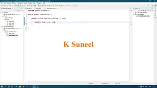 Star Pattern In JAVA Part 1