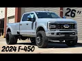 2024 Ford F-450 with a 4 5 Stryker lift kit and 26 JTX Forged wheels