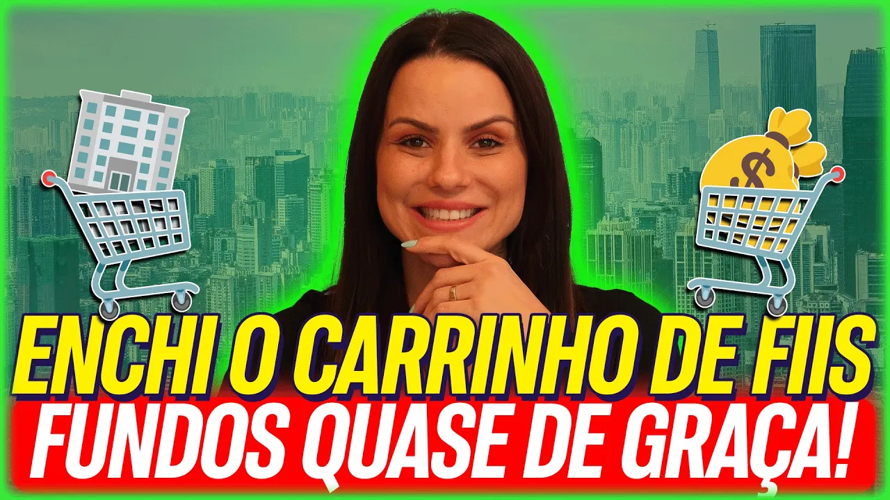 ENCHI O CARRINHO DE FUNDOS IMOBILIÁRIOS! FUNDOS EXCELENTES A PREÇO DE BANANA!