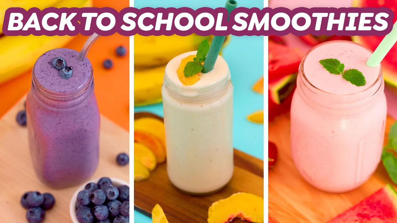 3 Easy Back to School Smoothies for Kids (or Adults!)