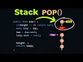 Stack Pop Method Stack Data Structure Stack Tutorial with Animation