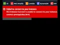 AWS EC2 instance problem EC2 Instance Connect is unable to connect to your instance