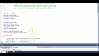 Temperature Logger part 3 Embedded Code