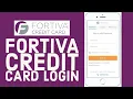 How to Login Fortiva Credit Card Account