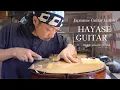 Lagu Een Japanse ambachtsman die zijn leven heeft gewijd aan het maken van akoestische gitaren.
