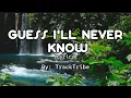 Download Lagu TrackTribe-Guess I’ll Never Know (lyrics) #jlyricq