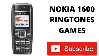 Download Nokia 1600 Review Ringtones,Themes \u0026 Games MP3