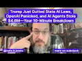 Lagu Trump Just Gutted State Al Laws, OpenAl Panicked, Al Agents Stole $4.6M--Your 10-Minute Breakdown