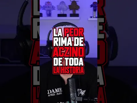 la PEOR rima de ACZINO de la historia 👀