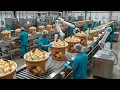 The amazing Ice Cream production line. From fresh milk to frozen tubs