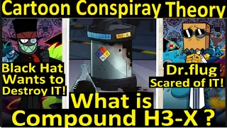 what is compound h3 x in villainous show cartoon conspiracy theory