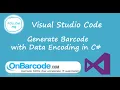 How to encode ASCII Unicode GS1 text into barcodes using OnBarcode C Barcode Generator library