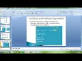 OOPC Lecture 12 Part3 - Default Arguments in Function