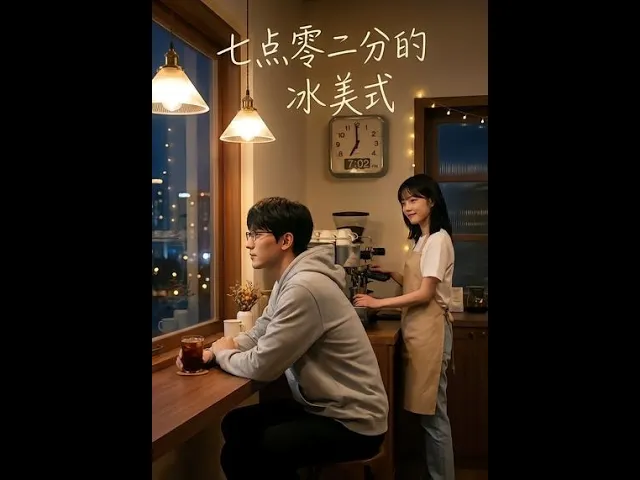 七点零二分的冰美式