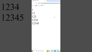JavaScript Pattern OF Number Number Pattern
