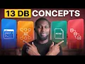 13 Database Concepts Every Backend Engineer Must Know
