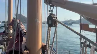 The anchorage at Bajo (Badjo) East Nusa Tenggara, Indonesia