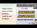 DIJKSTRA S ALGORITHM Analysis Problems - ADA BCS401 Mod4 VTU
