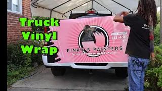 Vinyl Wrap A Truck Tailgate